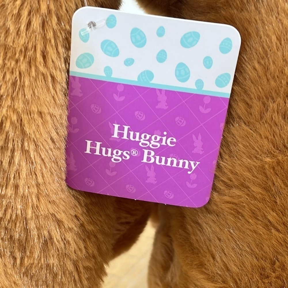 NEW 14” Huggie Hugs Easter Bunny stuffed animal - Picture 10 of 11